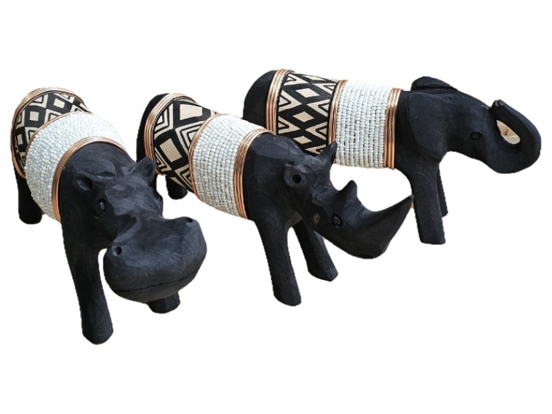 Small Handcrafted Ethnic  Beaded Animals